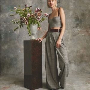 Cara Cara Soho Pants in Hannon Plaid Turtledove *NEW*